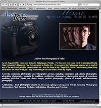 Andrew Ross Photography & Video site