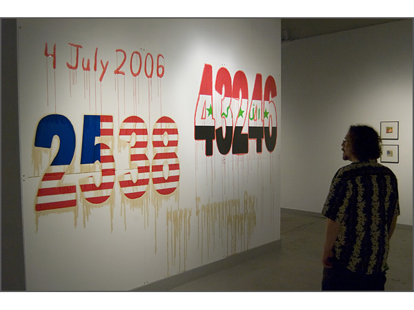 Andrew Ross - Happy Independence Day, America - reception image, 621 Gallery
